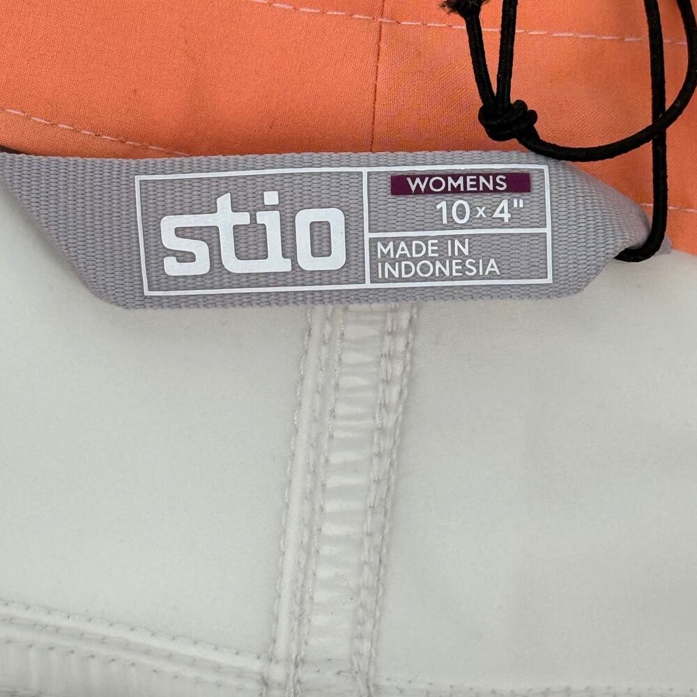 Stio CFS Board Shorts Womens Size 10 White Morning Frost 4" Inseam - Picture 8 of 9